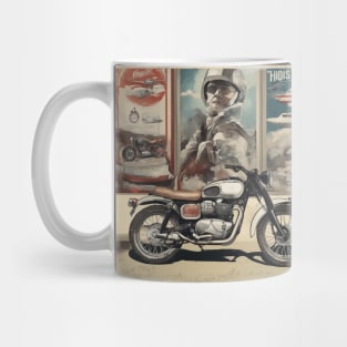 Vintage Scrambler 50s vibe motorcycle Mug